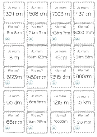 Ja mam — jednostki długości (1)