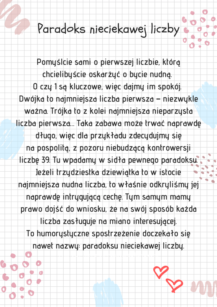 Zakochaj się w ... liczbach! (2)